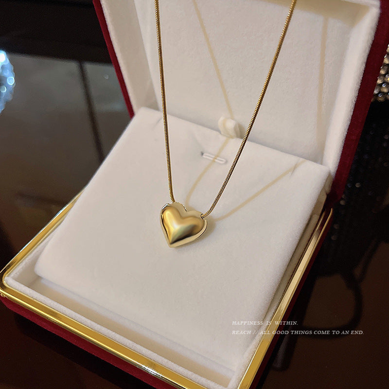 To My Dear Girlfriend Close to My Heart Necklace - You Have My Heart