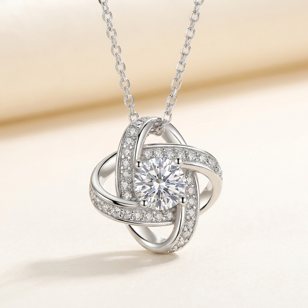 Grit & Grace Eternal Knot Necklace - Tough, Tender, Timeless
