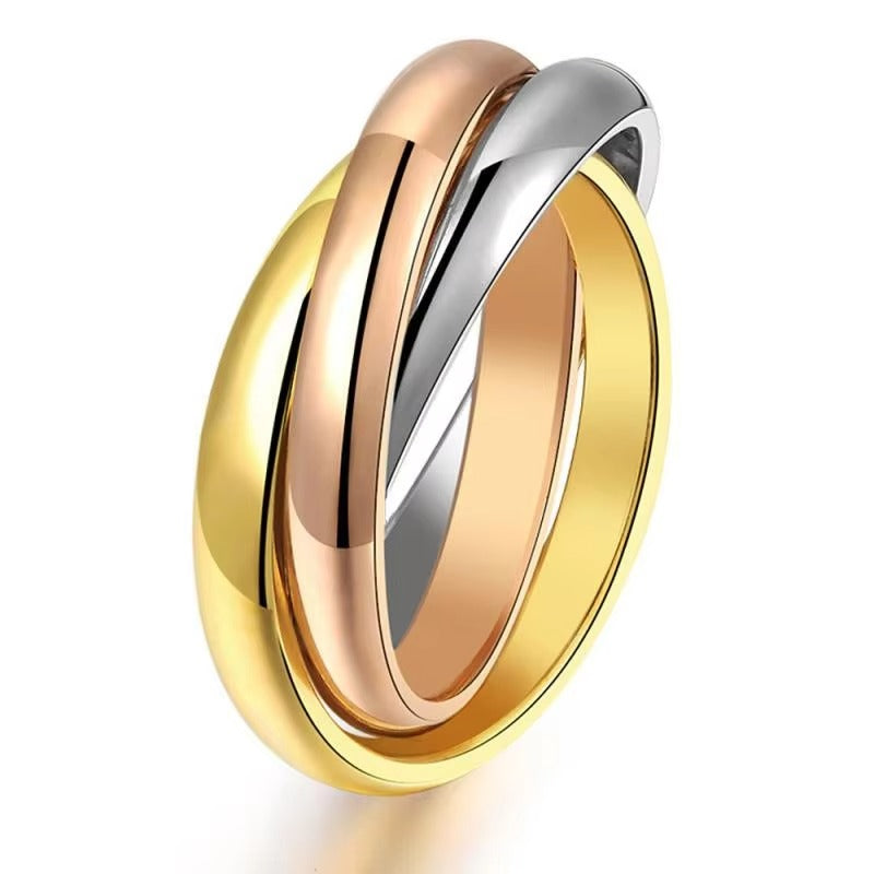 Three-Band Fidget Ring for Daughter or Granddaughter