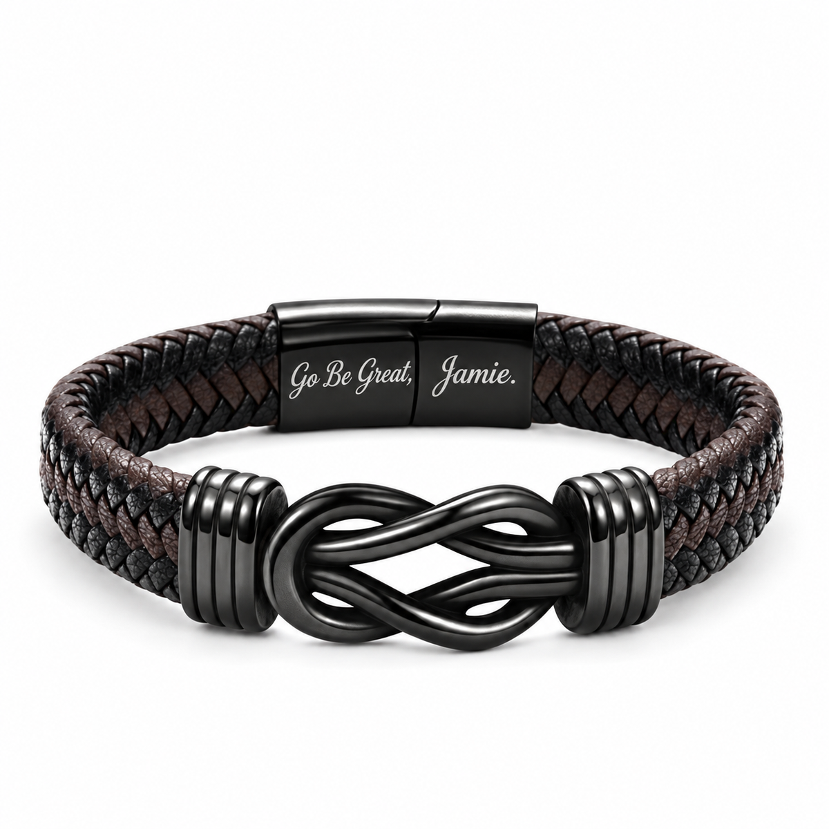To My Son - Go Be Great Personalised Graduation Bracelet