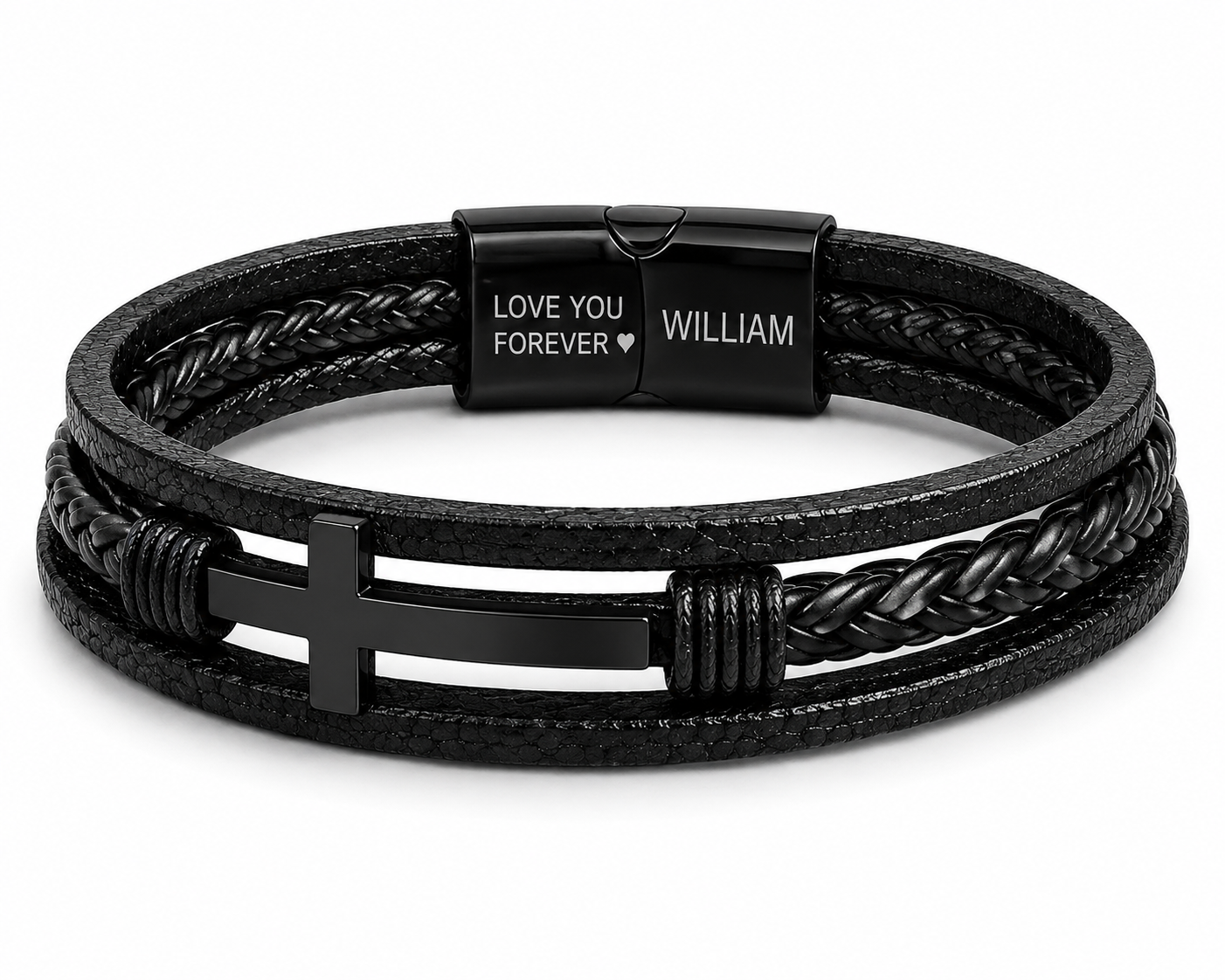 Unbreakable Faith Bracelet for Grandson - Personalised
