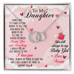 Dear Daughter - Circle of Love Necklace - Forever My Daughter