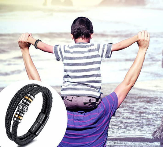 To My Grandson Legacy Loop Bracelet - Our Story Continues