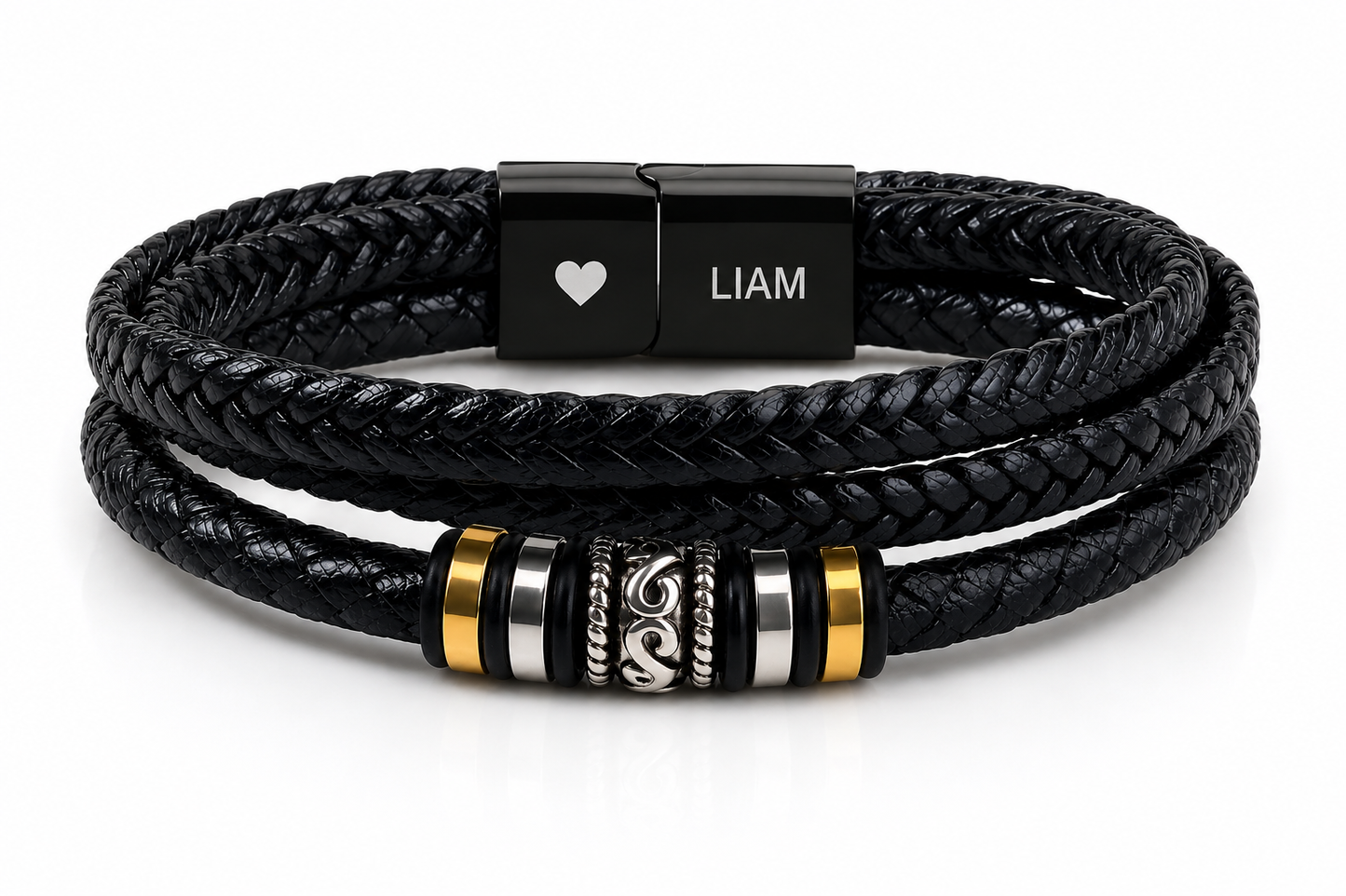 To My Man - Personalised Name Love You Forever Bracelet
