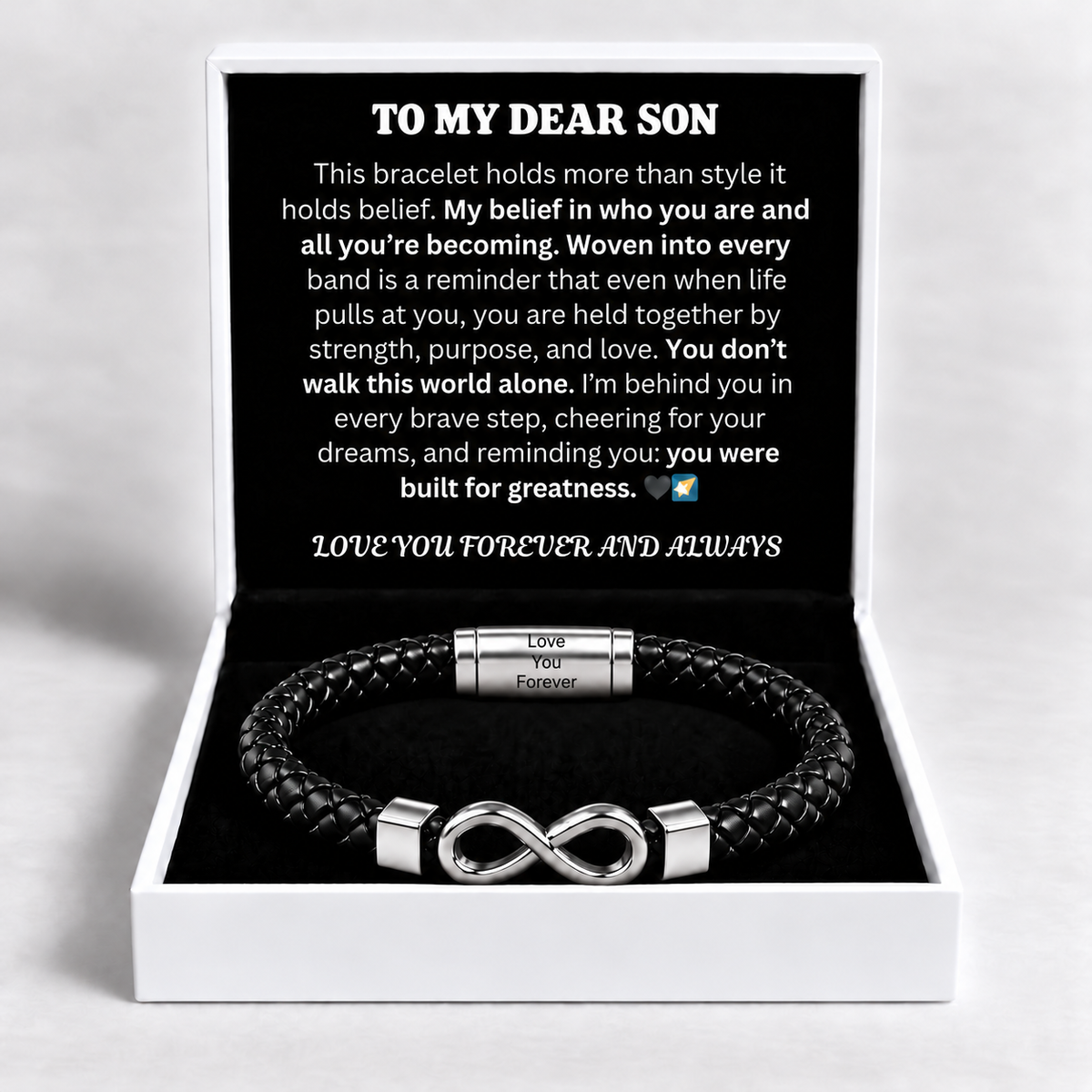 Dear Son Infinite Valor Bracelet - Be Brave, Be Kind
