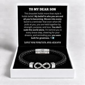 Dear Son Infinite Valor Bracelet - Be Brave, Be Kind