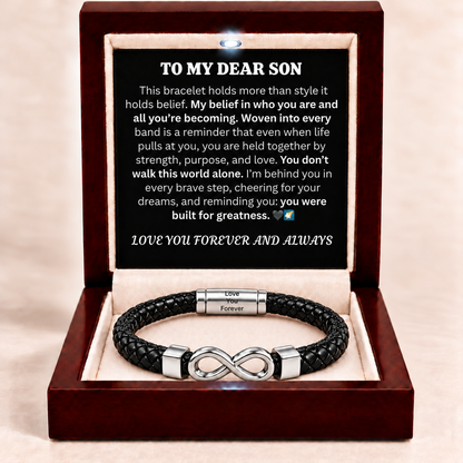 Dear Son Infinite Valor Bracelet - Be Brave, Be Kind