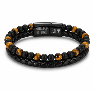 To My Son – Shielded by Love Bracelet - A Reminder of Your Strength