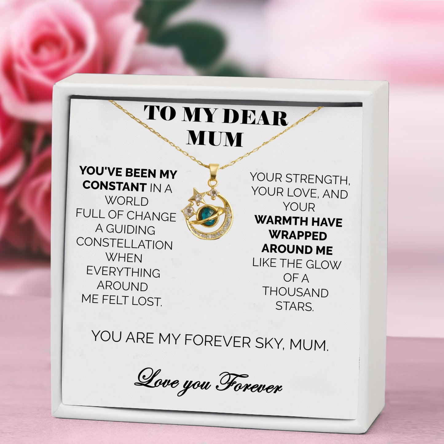 To My Beautiful Mum – Forever Sky Necklace