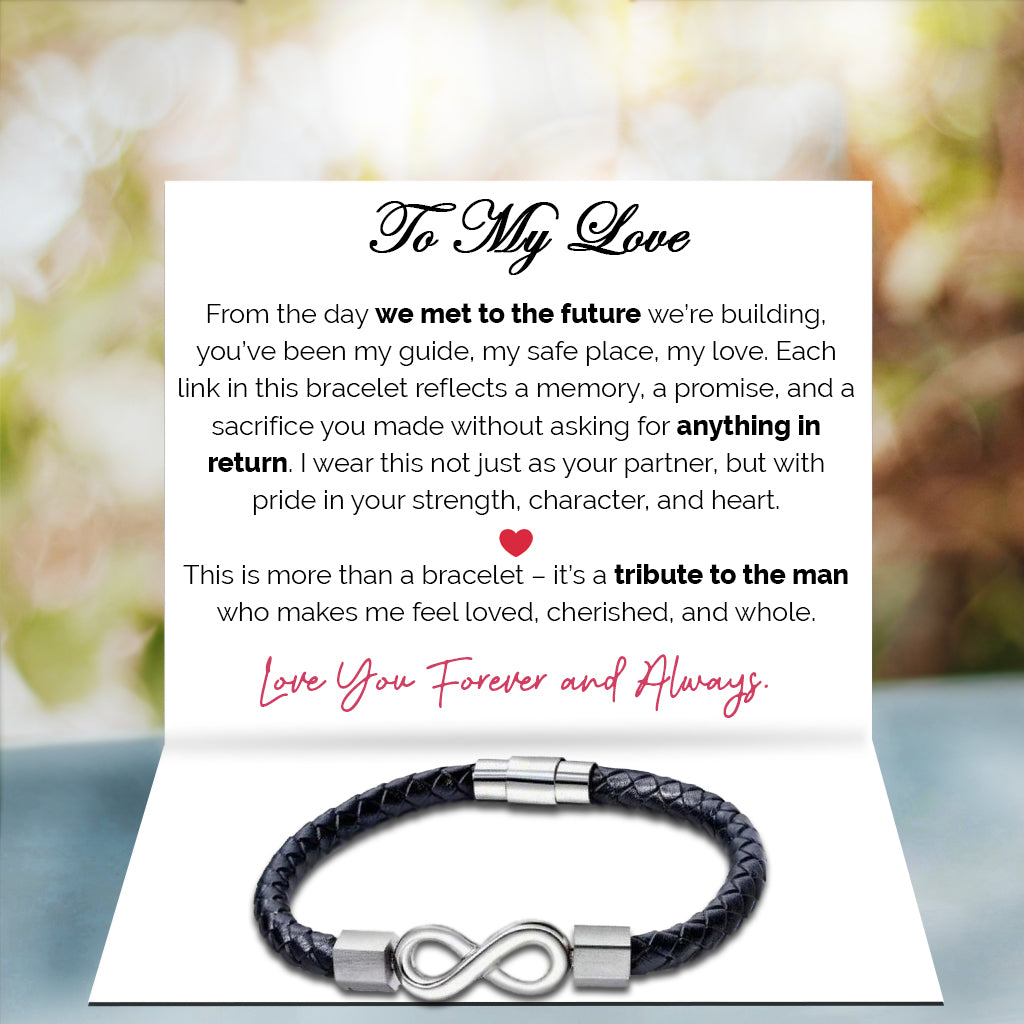 To My Dear Fiance Infinite Valor Bracelet - Always by My Side