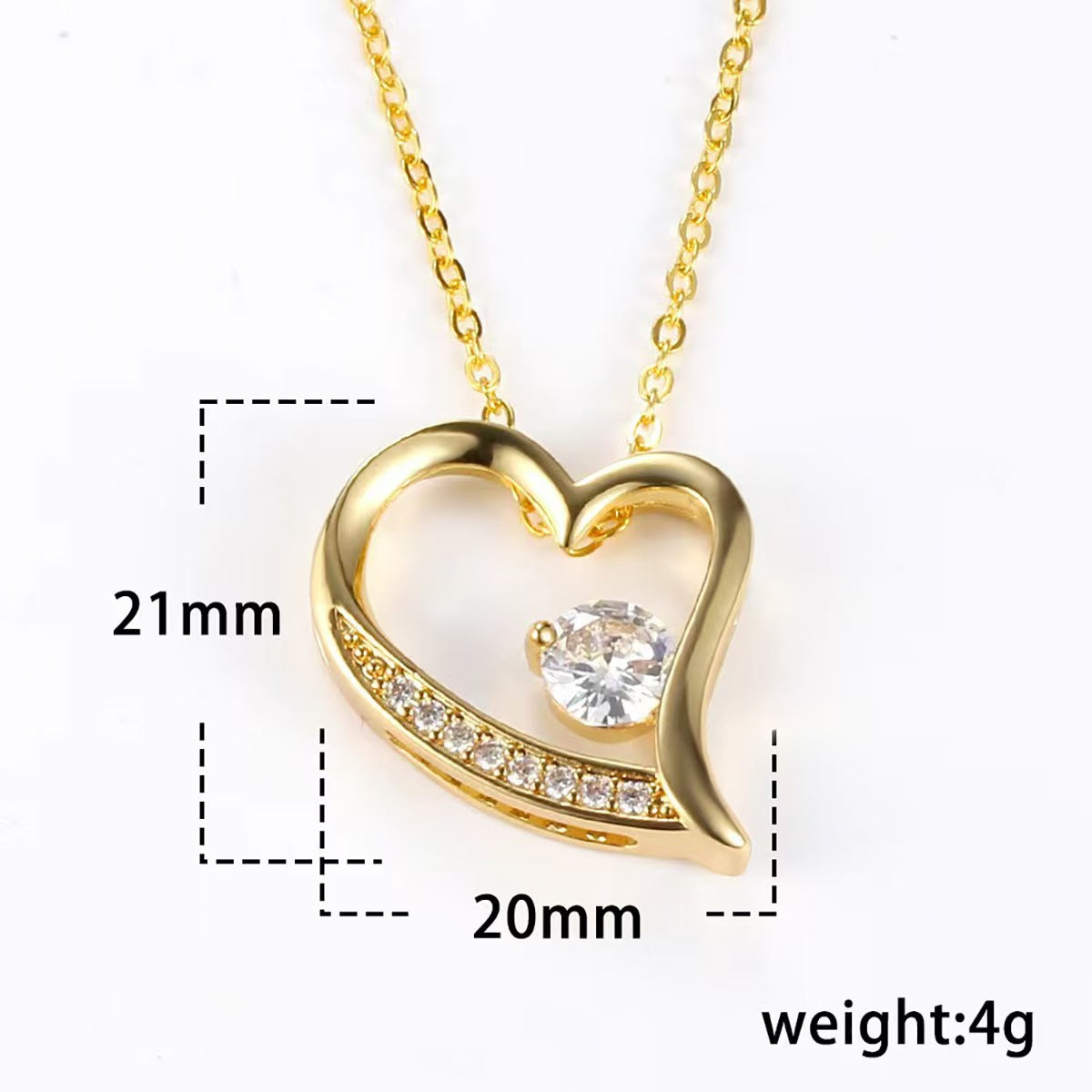 To My Daughter Heart Necklace - A Father’s Promise