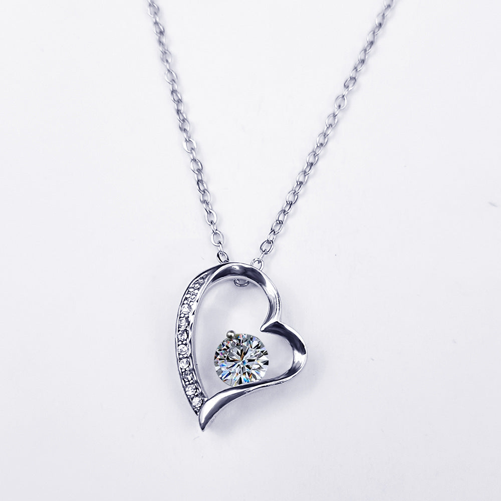 To My Daughter Heart Necklace - A Father’s Promise