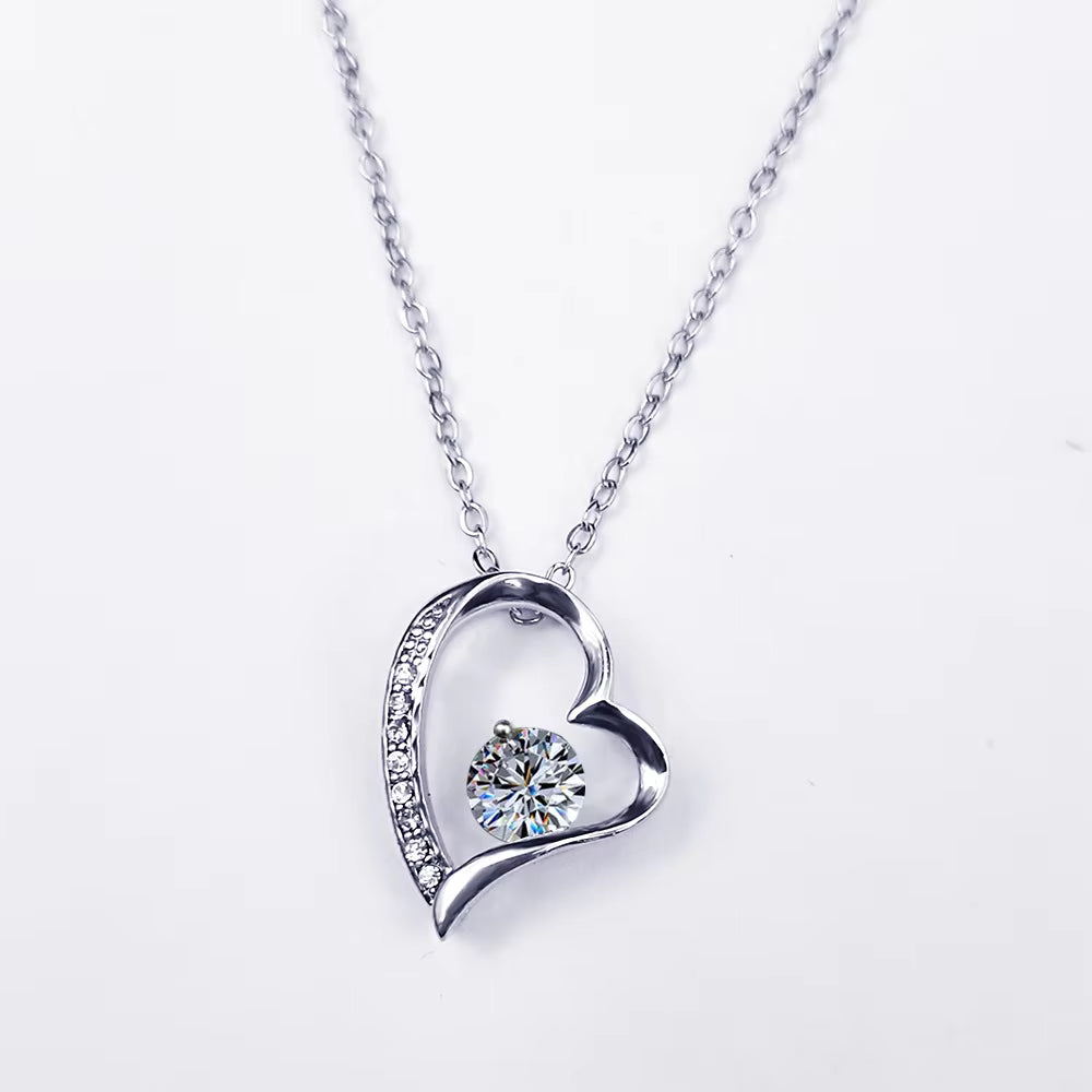 To My Daughter Heart Necklace - A Father’s Promise