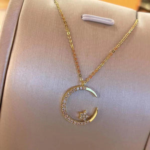 To My Granddaughter My Guiding Star Necklace - You Light My World