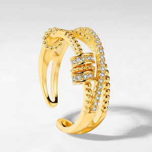 To My Daughter - Fidget Adjustable Knot Ring With Message Card