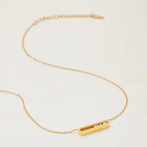 Always My Daughter Bar Necklace Gift
