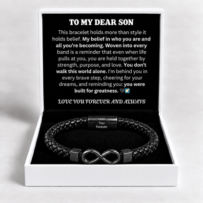 Dear Son Infinite Valor Bracelet - Be Brave, Be Kind