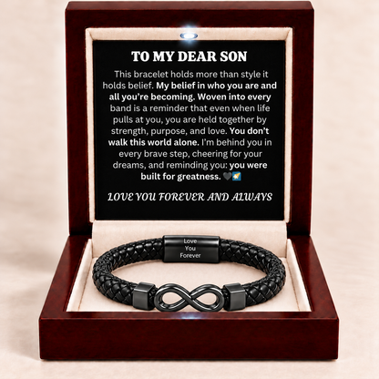 Dear Son Infinite Valor Bracelet - Be Brave, Be Kind