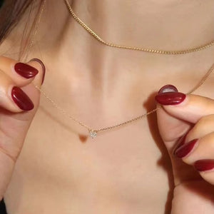 Dear Girlfriend - Happy Valentine’s Day Close to My Heart Necklace - Be Mine, Always