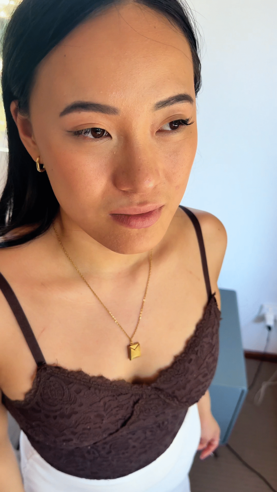 Love Letter Necklace and  Message Card Gift Set