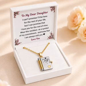 FOR DAUGHTER – I’m Always With You Book Promise Necklace