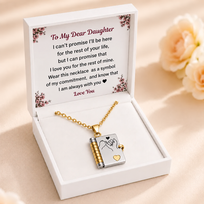 FOR DAUGHTER – I’m Always With You Book Promise Necklace