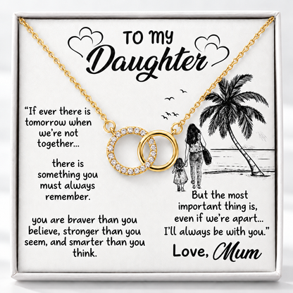 To My Daughter – Eternal Bond Necklace From Mum