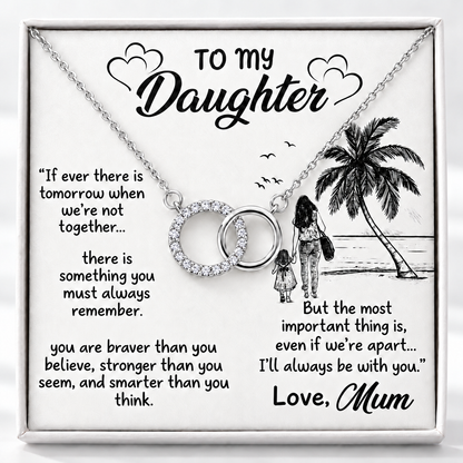 To My Daughter – Eternal Bond Necklace From Mum