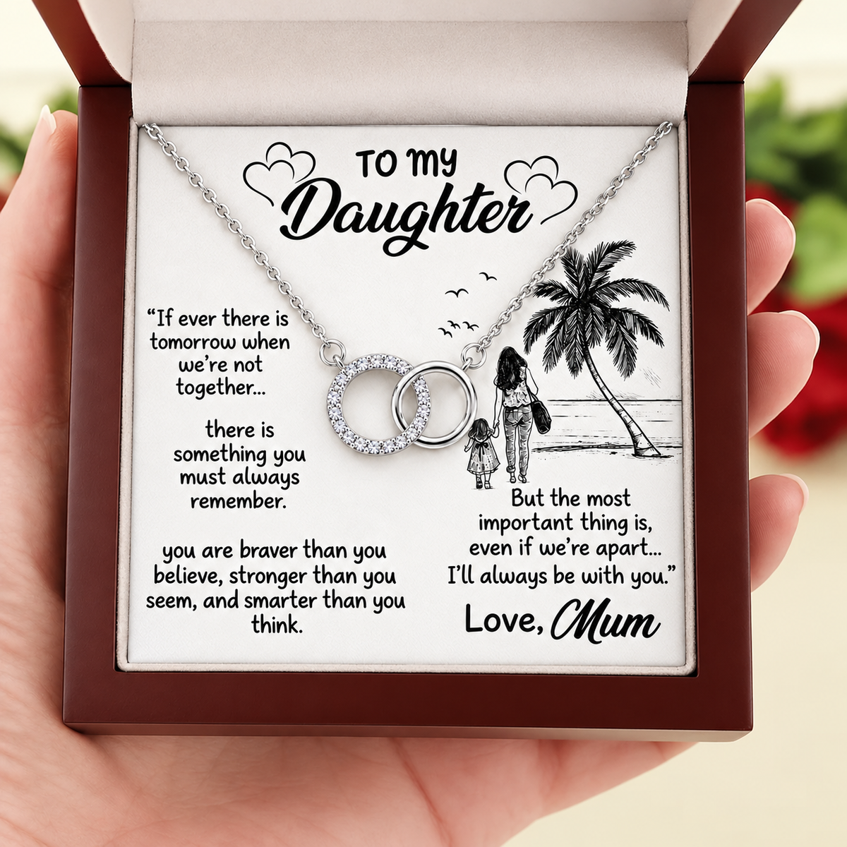 To My Daughter – Eternal Bond Necklace From Mum