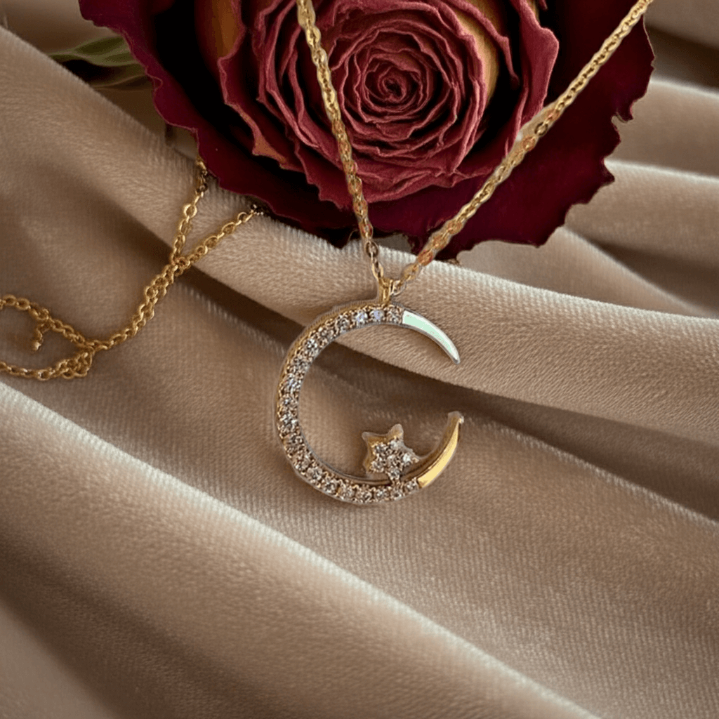 Dear Mother - The Light That Guides My Heart - Guiding star Necklace