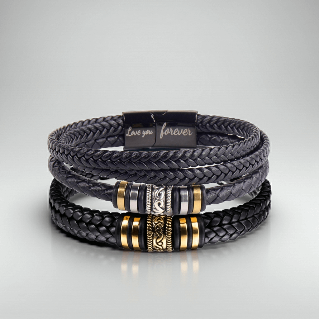 To Grandson - Engraved Love You Forever Bracelet  from Granddad