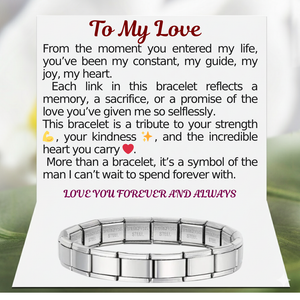 To My Dear Fiance Timeless Links Bracelet - Bound for Life