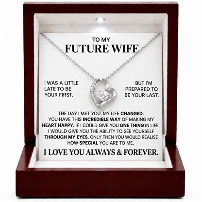 To my future Wife – Forever Heart Necklace