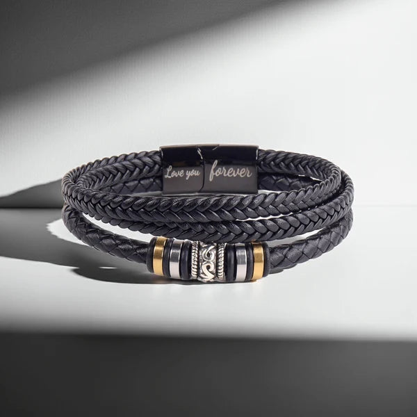 To My Grandson Legacy Loop Bracelet - Our Story Continues
