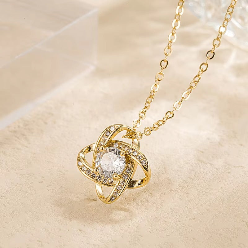 Dear Granddaughter Eternal Knot Necklace - Forever Our Girl