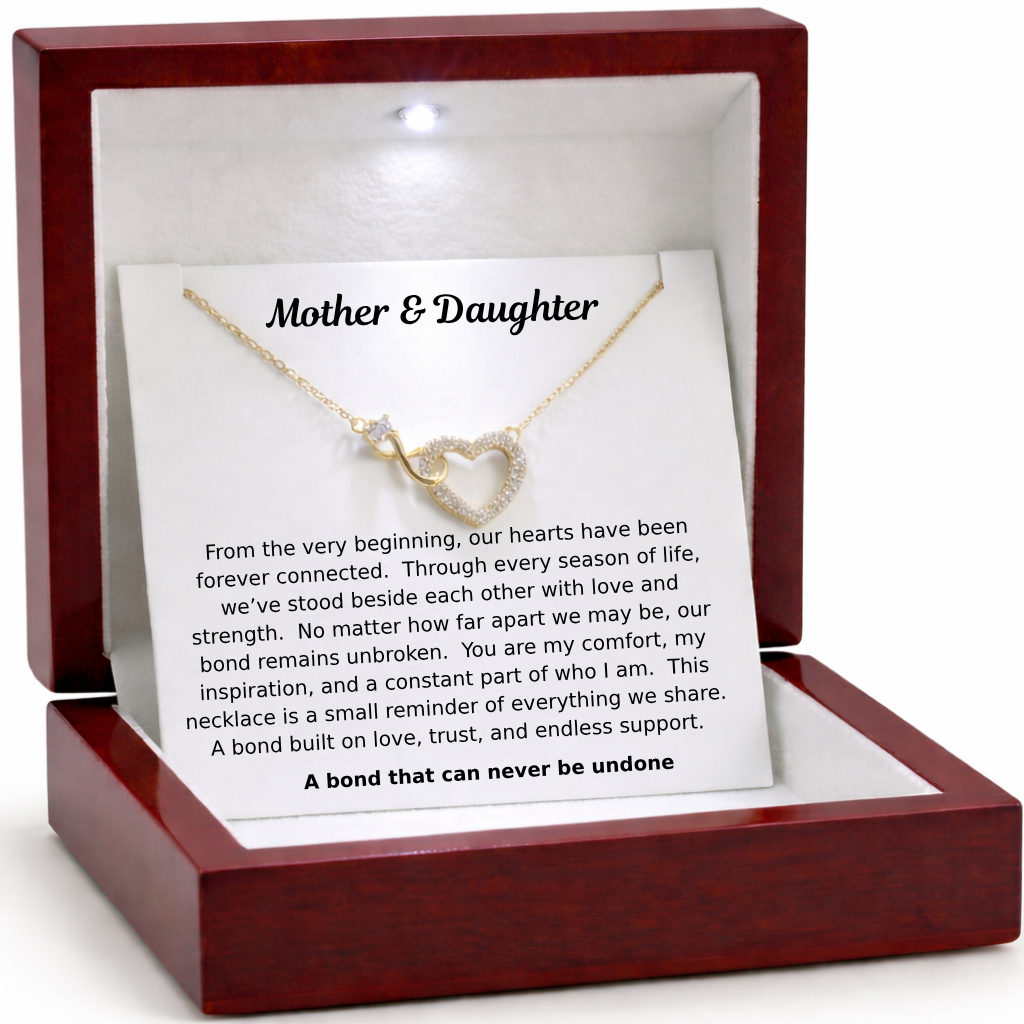 Infinity Heart Necklace - A bond that can never be undone