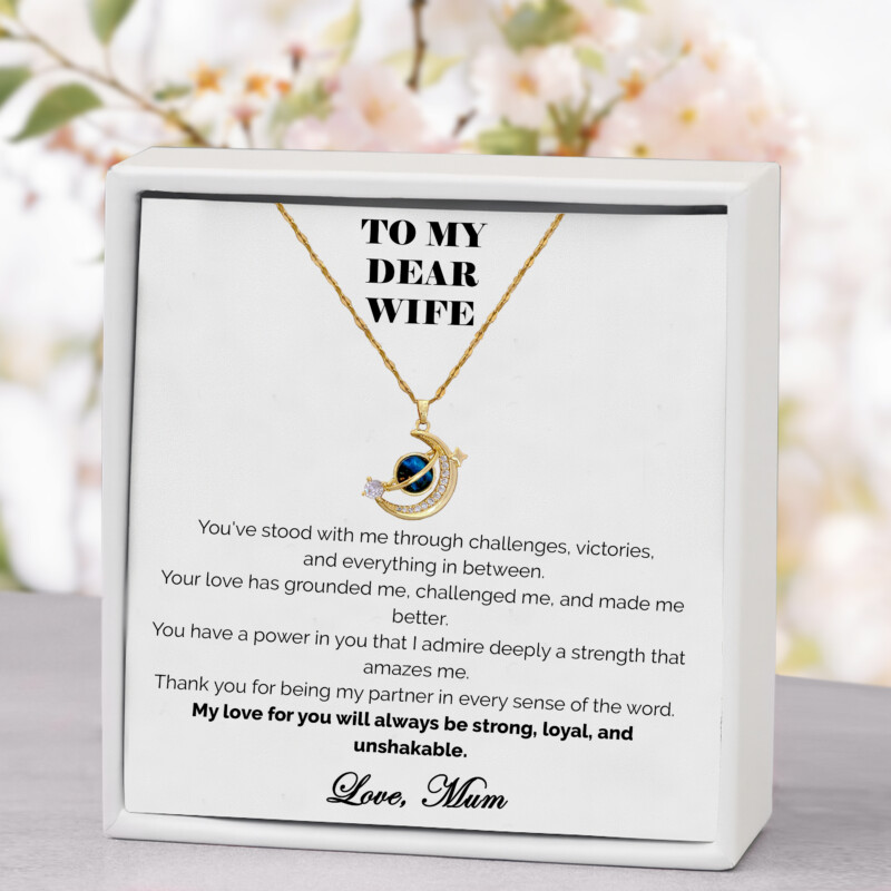 To My Wife Celestial Bond Necklace Written in the Stars To My Wife Celestial Bond Necklace Written in the Stars