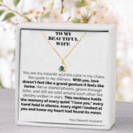 To My Wife Moonlit Soul Necklace You Light My Night