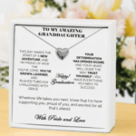 grand daughter grad close to heart silver