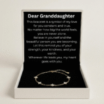 whisper bracelet granddaughter white box