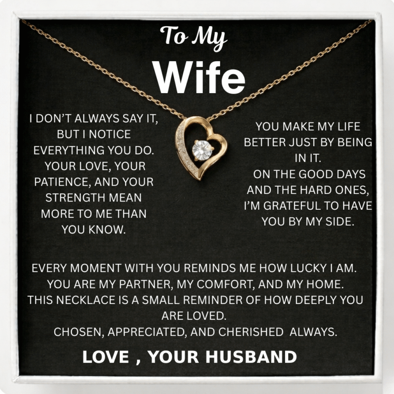 To-My-Wife-Forever-Heart-Necklace-gold